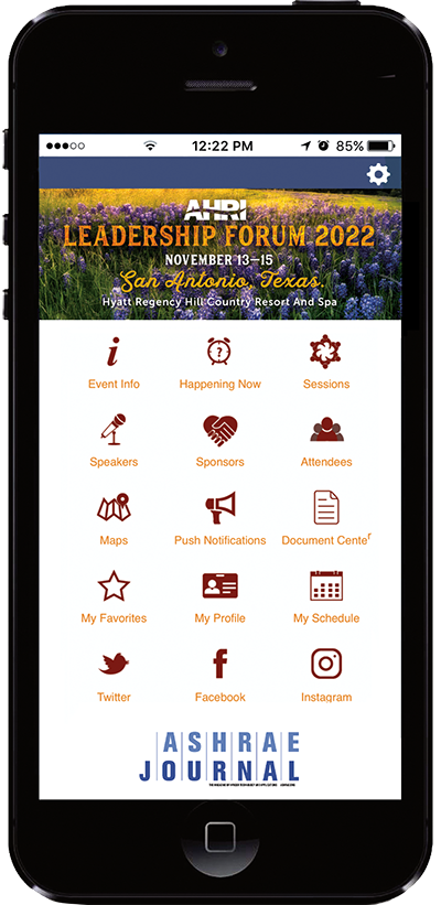 2022 Leadership Forum on AHRI Mobile App