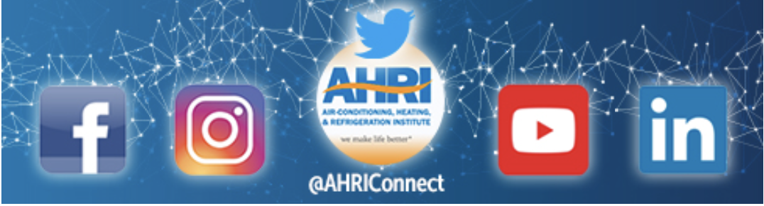AHRI social icons